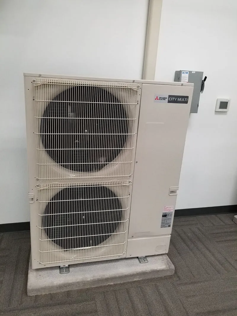 Mitsubishi City Multi commercial HVAC installation by ARP Heat And Air